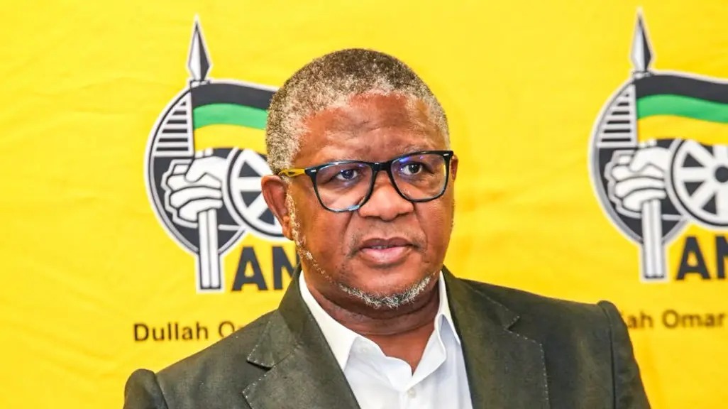 Fikile Mbalula于2025年10月29日会见非国大西开普省组织后（资料图片）。 / @MYANC / X ...