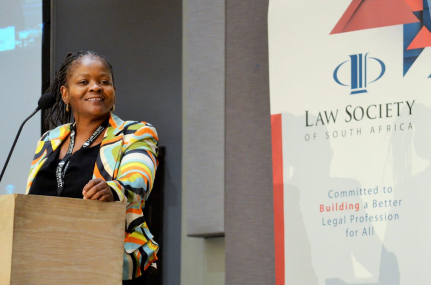 在比勒陀利亚高院驳回申请的法官Mabaeng Denise Lenyai。 / Law Society of South Africa