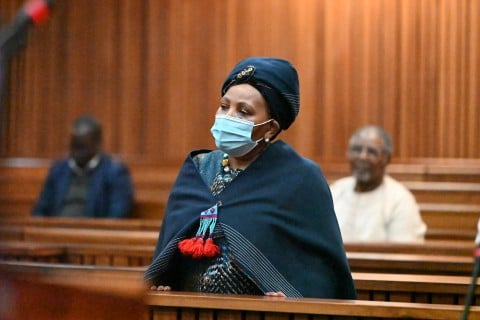 前国民议会议长Nosiviwe Mapisa-Nqakula。 / Frennie Shivambu／Gallo Images