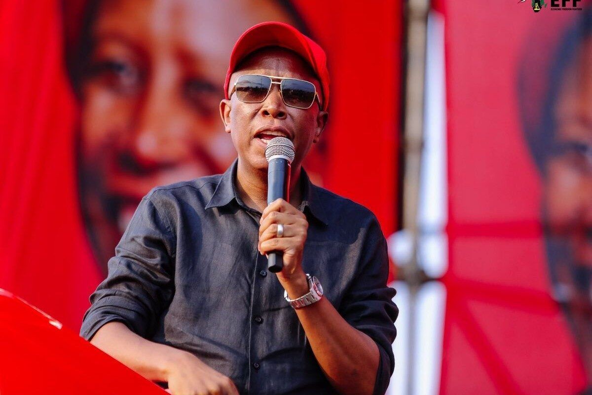 经济自由斗士党领导人朱利叶斯·马莱马。 / X/@EFFSouthAfrica