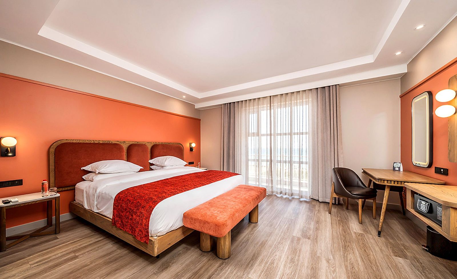 Courtyard酒店翻修后的套房。 / 供图／City Lodge Hotels