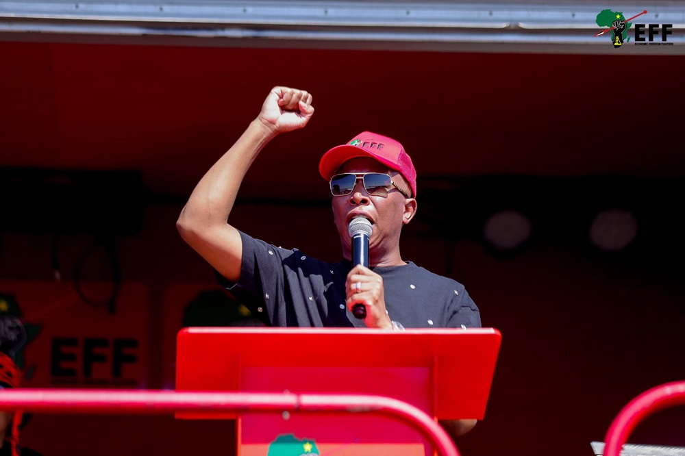 经济自由斗士党领袖Julius Malema。 / X | @EFFSouthAfrica