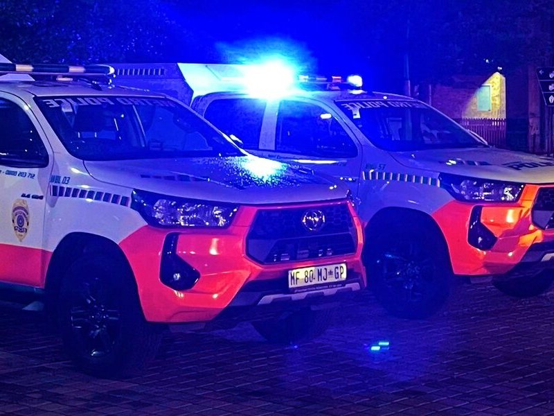 约翰内斯堡都市警察局警车资料照片，并非本次事故现场。 / JMPD Media