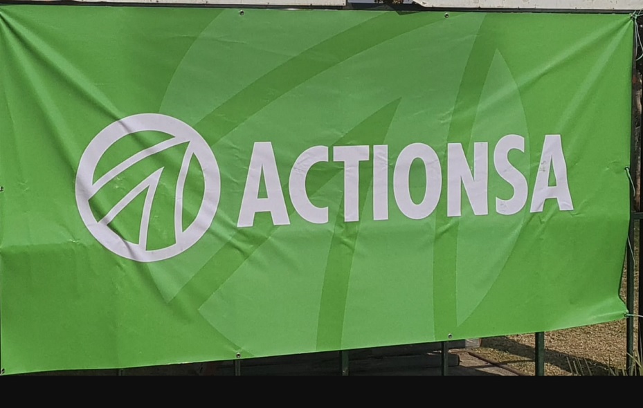 活动现场的ActionSA横幅。 / ActionSA website