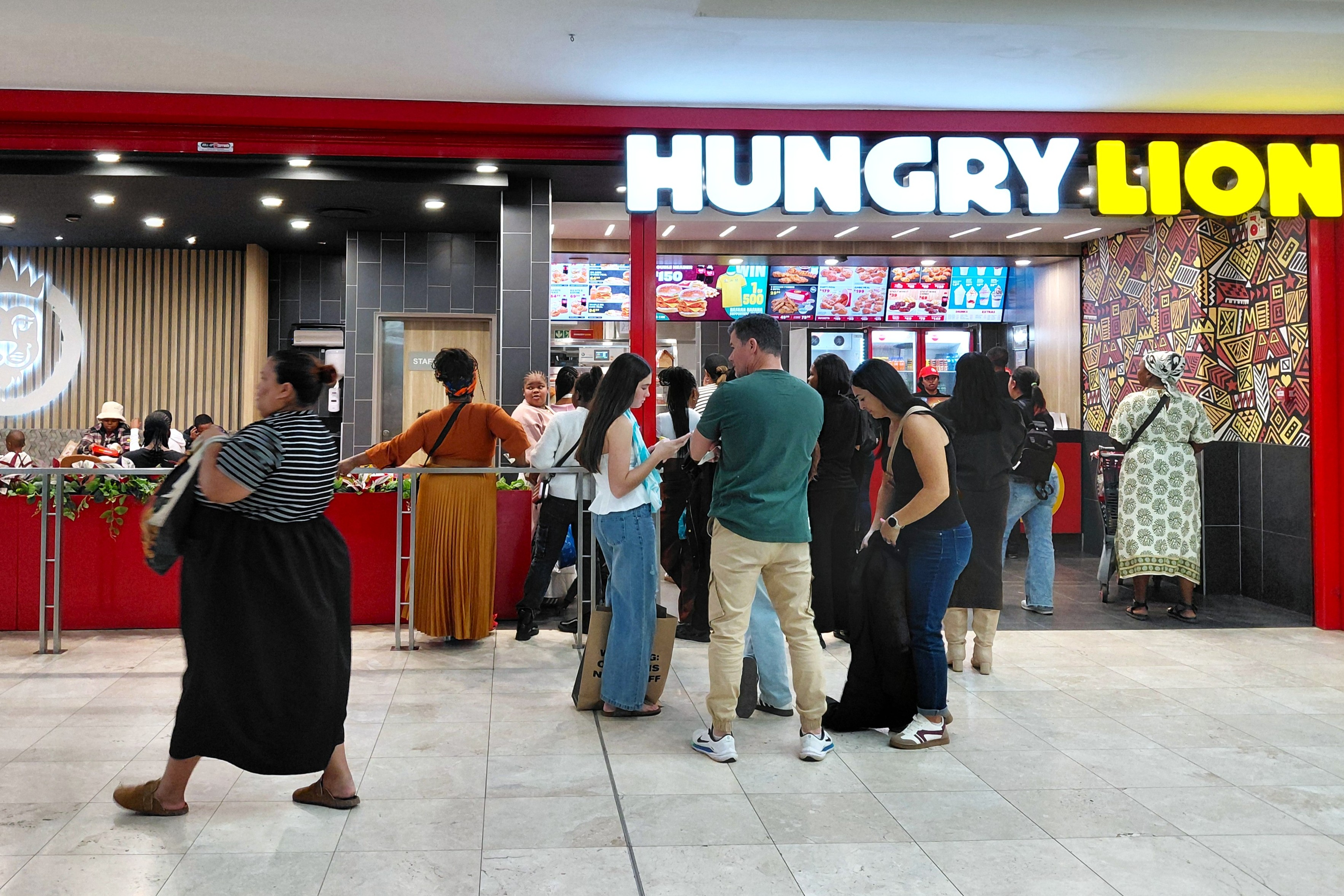 Hungry Lion快餐门店。 / Supplied