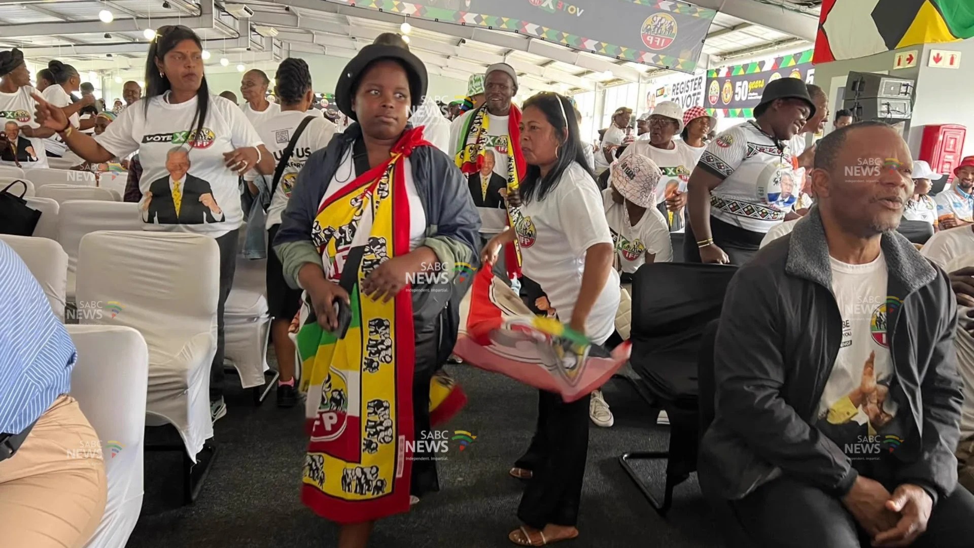 因卡塔自由党在德班举行地方选举30天倒计时活动。 / Zanele Buthelezi