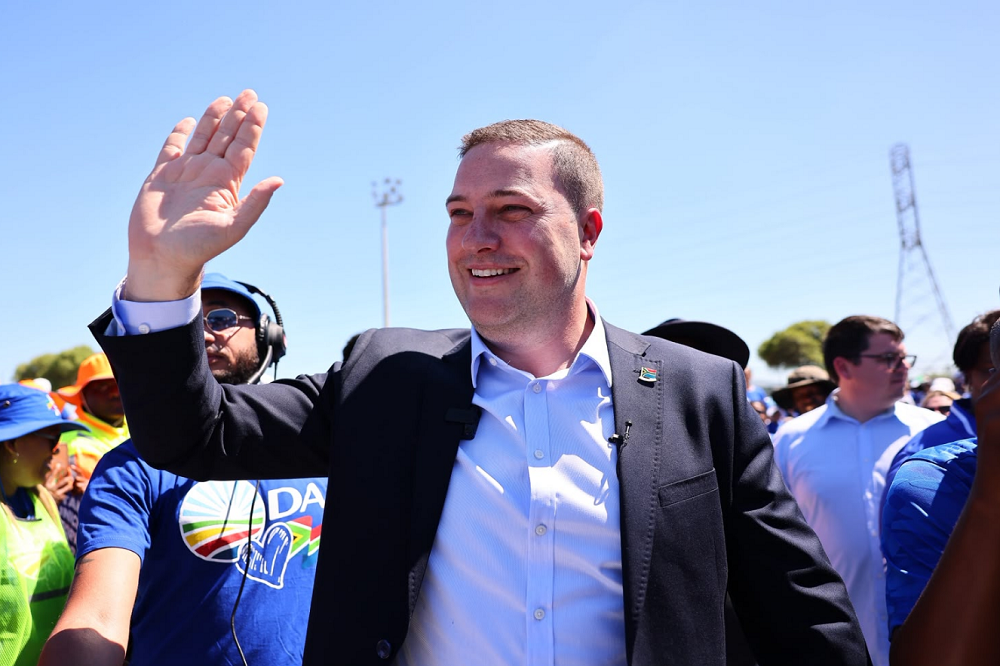 民主联盟联邦领导人、开普敦市长候选人Geordin Hill-Lewis。 / X: @Our_DA