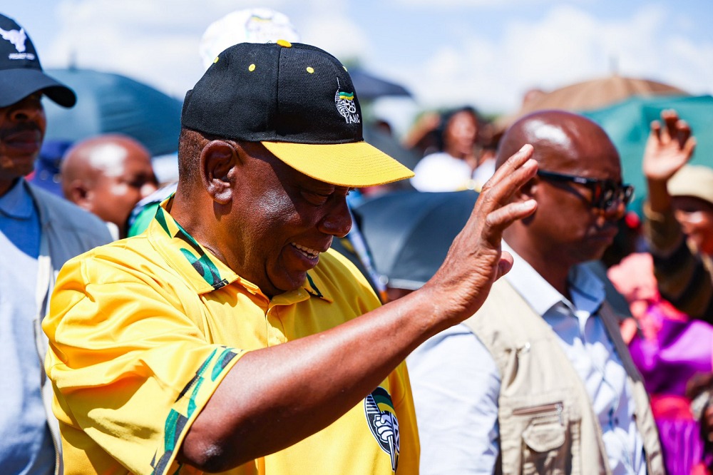 非国大主席西里尔·拉马福萨。 / X: @MYANC