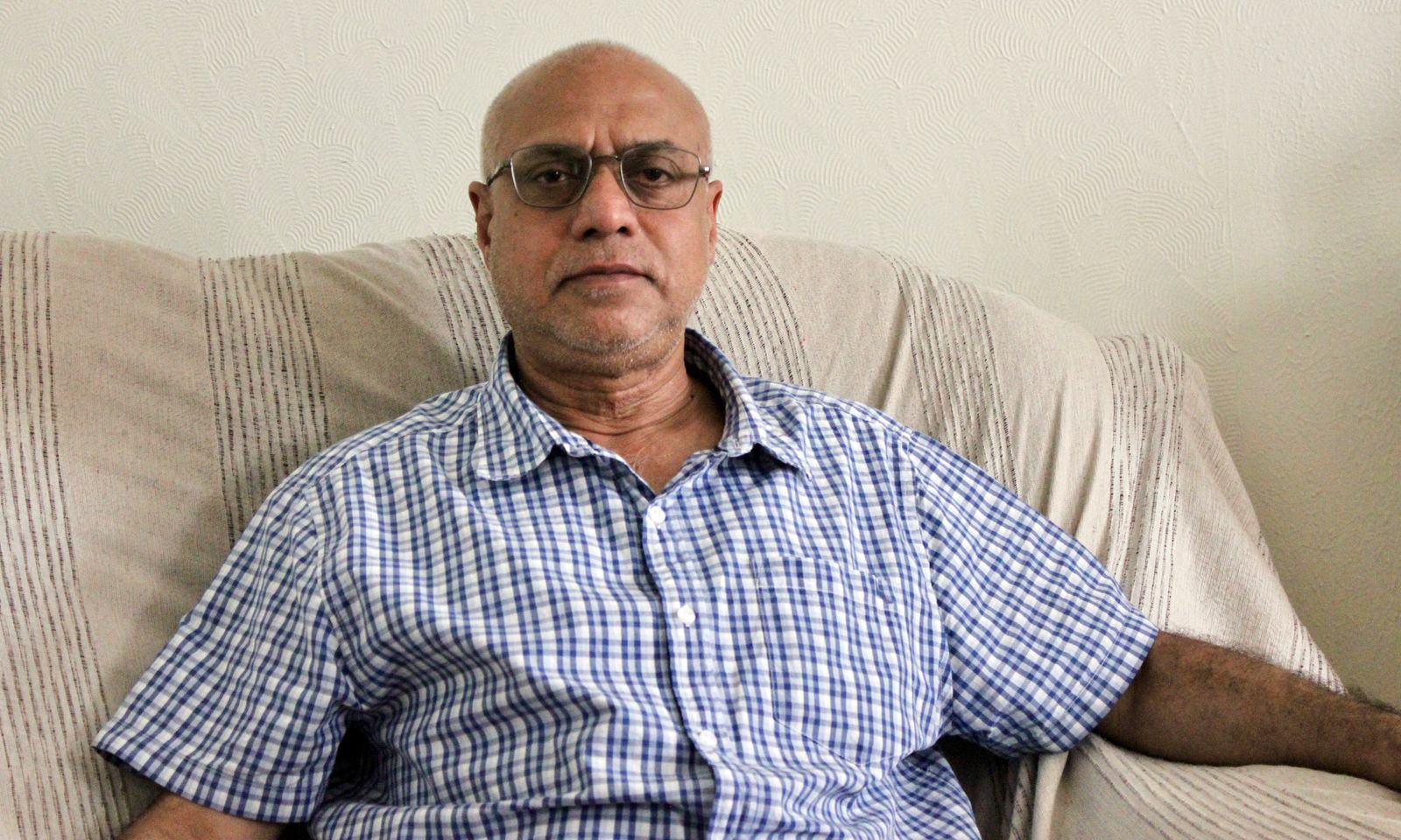 Umesh Daya表示，多年市政账单争议给其财务状况带来压力。 / Reitumetse Pilane